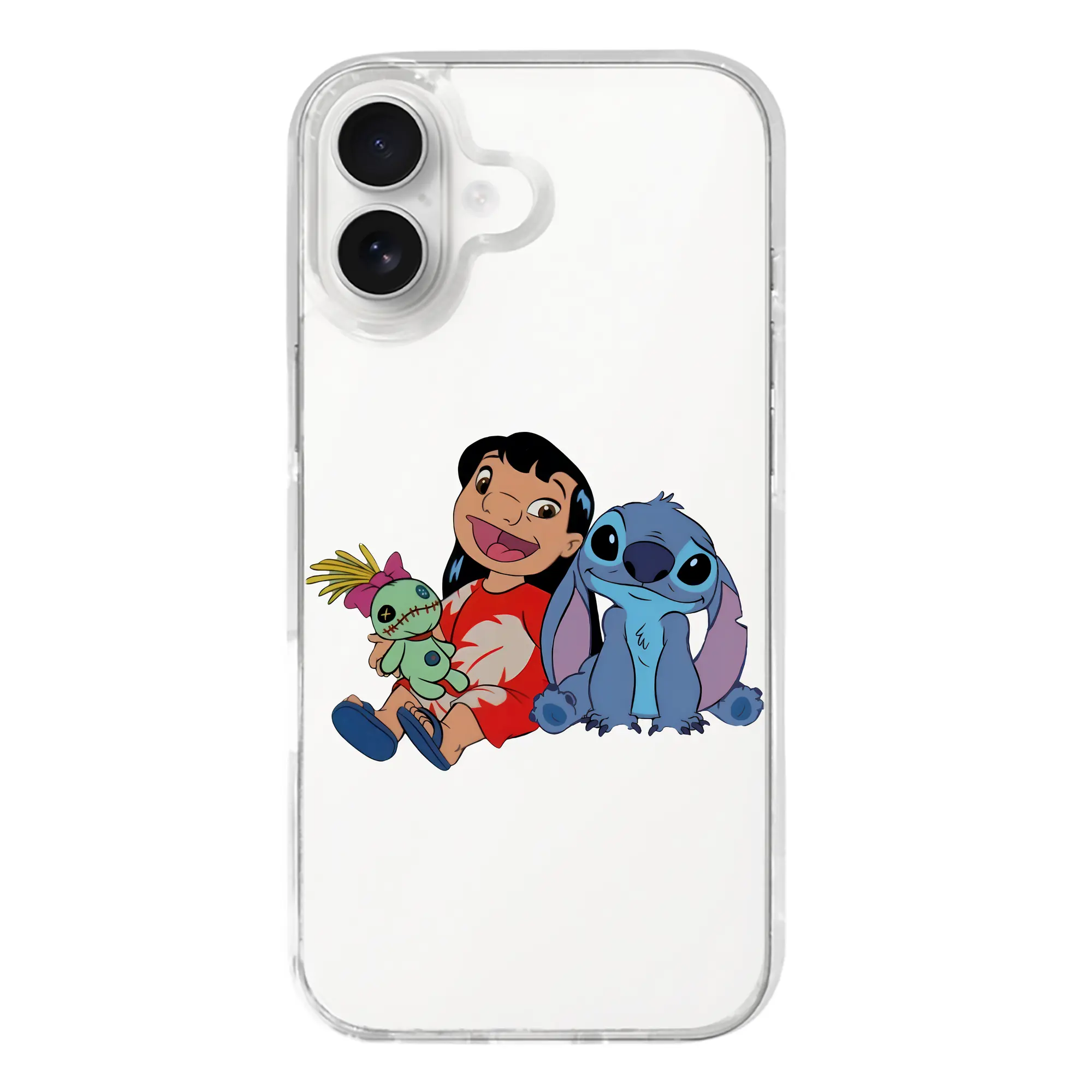 リロ＆スティッチ グッズ リロ - iPhone 17シリーズ 透明スマホケース – 薄型・耐衝撃・精密フィット保護カバー